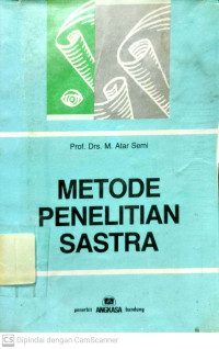 Metode Penellitian Sastra