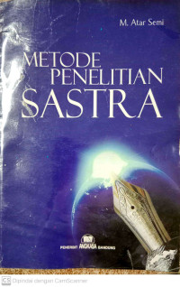 Metode Penelitian Sastra