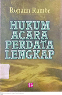 Image of Hukum Acara Perdata Lengkap