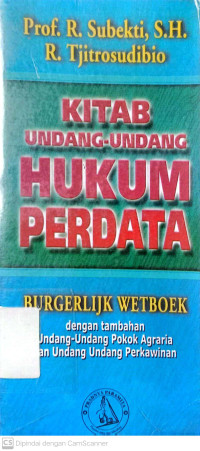 KItab Undang-Undang Hukum Perdata