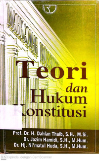 Teori dan Hukum Konstitusi