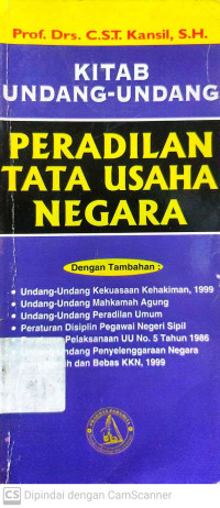 Kitab Undang-Undang : Peradilan Tata Usaha Negara