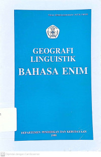 Geografi Linguistik: Bahasa Enim