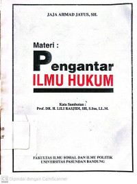 Pengantar Ilmu Hukum