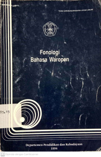 Fonologi: Bahasa Waropen