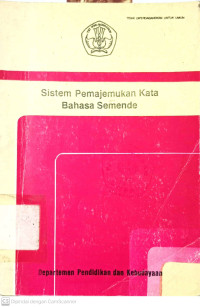 Sistem Pemajemukan Kata: Bahasa Semende