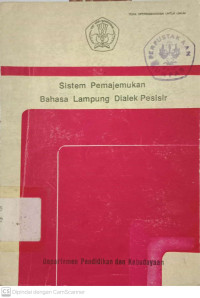 Sistem Pemajemukan: Bahasa Lampung Dialek Pesisir