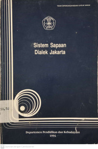 Sistem Sapaan: Dialek Jakarta