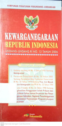 Kewarganegaraan Republik Indonesia