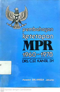 Pembahasan Ketetapan MPR 1960-1978