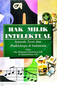 Hak Milik Intelektual (Sejarah, Teori dan Prakteknya di Indonesia)