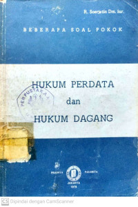 Hukum Perdata dan Hukum Dagang