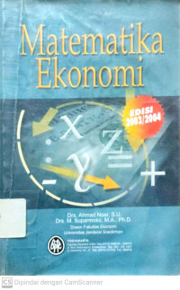 Matematika Ekonomi (Edisi 2003/2004)