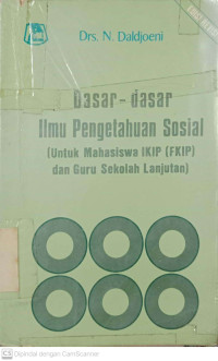 Dasar-dasar Ilmu Pengetahuan Sosial