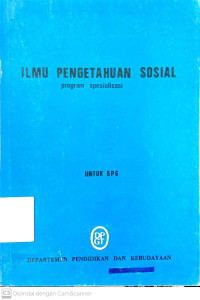 Ilmu Pengetahuan Sosial: Program Spesialisasi