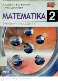 Matematika 2 : SMP dan MTS Untuk Kelas VIII