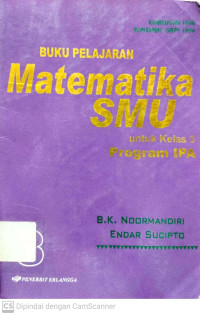 Buku Pelajaran Matematika SMU untuk Kelas 3