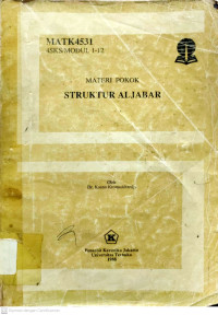 Materi Pokok Struktur Aljabar (Modul 1-12)