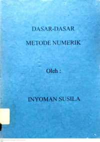 Dasar-Dasar Metode Numerik