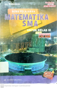 Buku Pelajaran Matematika SMA untuk Kelas XI