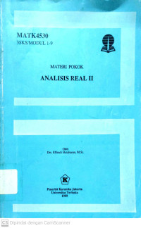 Materi Pokok Analisis Real 2