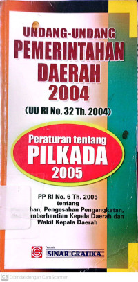 Undang-undang Pemerintah Daerah 2004 (UU RI No.32 Tn.2004)