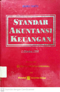 Standar Akuntansi Keuangan (Buku 1)