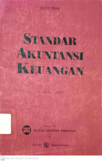Standar Akuntansi Keuangan: Buku Dua