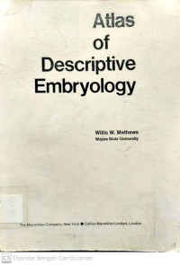 Atlas of Descriptive Embryology