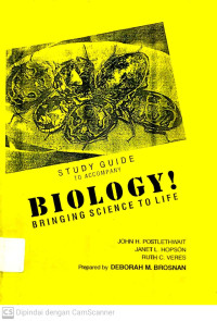 Biology Bringing Science to Life : Study Guide to Accompany