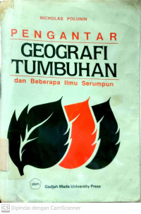 Pengantar Geografi Tumbuhan dan Beberapa Ilmu Serumpun