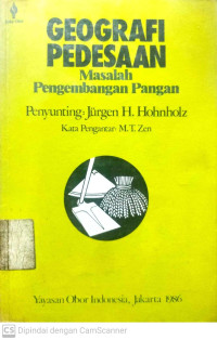 Geografi Pedesaan : Masalah Pengembangan Pangan