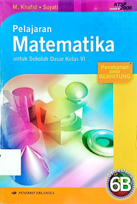 Pelajaran Matematika : untuk SD kelas 6 (Semester 2 6B)