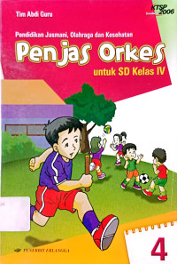 Pendidikan Jasmani, Olahraga dan Kesehatan: untuk SD Kelas 4