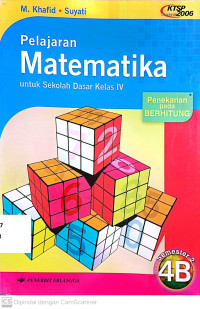 Pelajaran Matematika: Untuk SD Kelas 4 (Semester 2 4B)