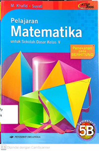 Pelajaran Matematika : untuk SD Kelas 5 (Semester 2 5B)