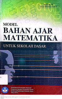 Model Bahan Ajar Matematika: Untuk Sekolah Dasar