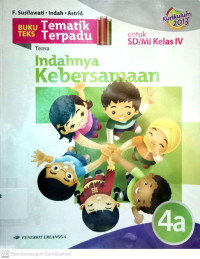 Indahnya Kebersamaan: untuk SD kelas 4a