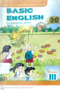 Basic English for Elementary School Grade 3