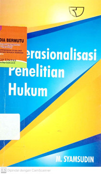 Operasionalisasi Penelitian Hukum