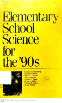 Elementary School Science for the '90s