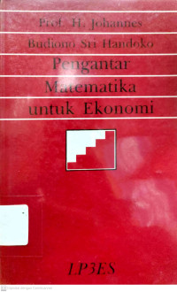 Pengantar Matematika untuk Ekonomi