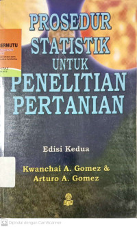 Prosedur Statistik untuk Penelitian Pertanian