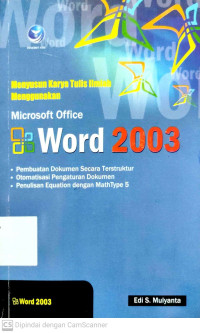 Image of Menyusun Karya Tulis Ilmiah Dengan Microsoft Office 2003