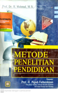 Metode Penelitian Pendidikan