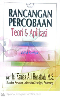 Rancangan Percobaan: Teori dan Aplikasi