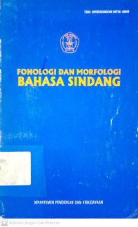 Fonologi dan Morfologi Bahasa Sindang