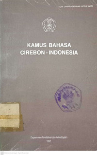 Kamus Bahasa Cirebon - Indonesia