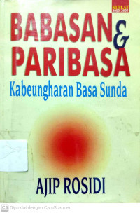 Babasan dan Paribasa : Kabeungharan Basa Sunda