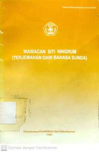 Wawacan Siti Ningrum (Terjemahan dari Bahasa Sunda)